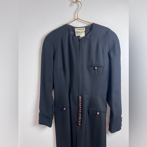 Vintage George Rech Wool Dress 40 - Picture 2 of 10